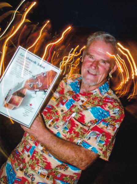 Michael Bell with his Lifetime Membership Certificate